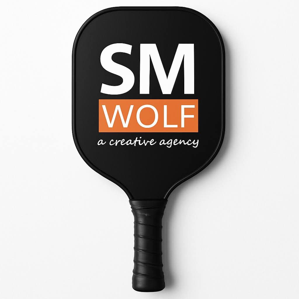 Our own mark on a pickleball paddle for SM WOLF, West Palm Beach, FL