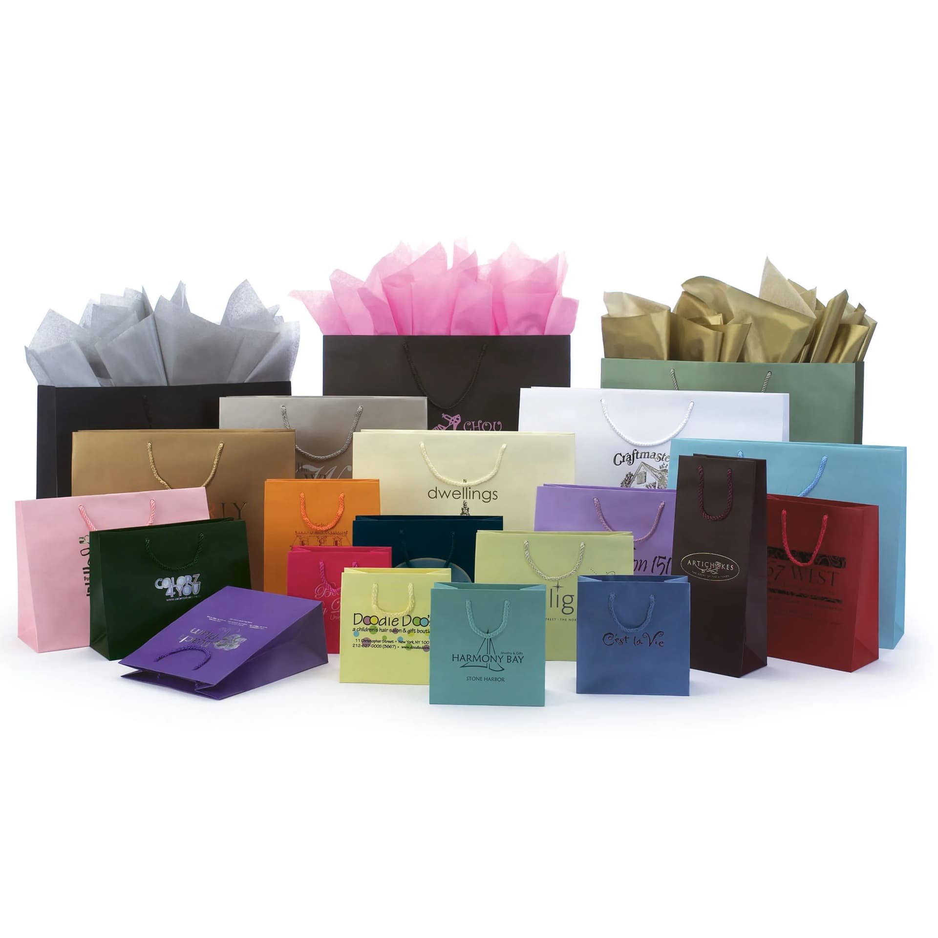 Matte European Shopping Bags