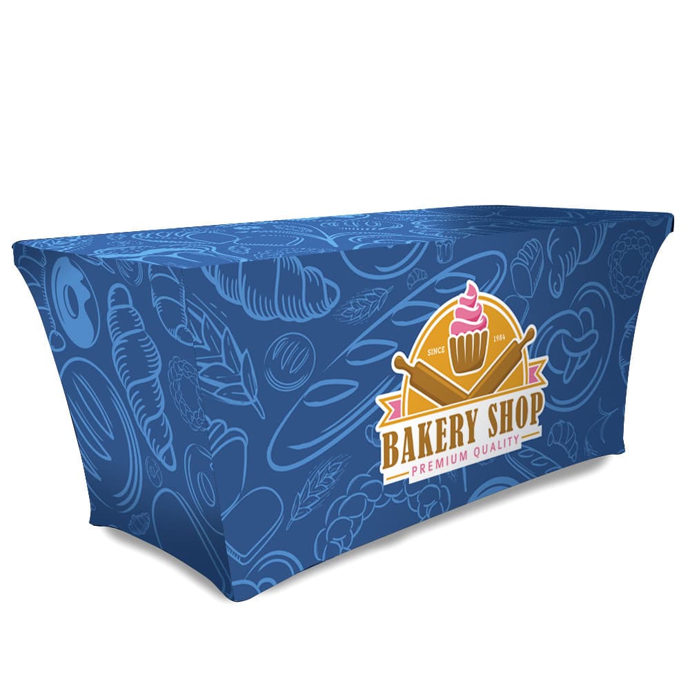 6ft Stretch Table Throw - 4 Sided