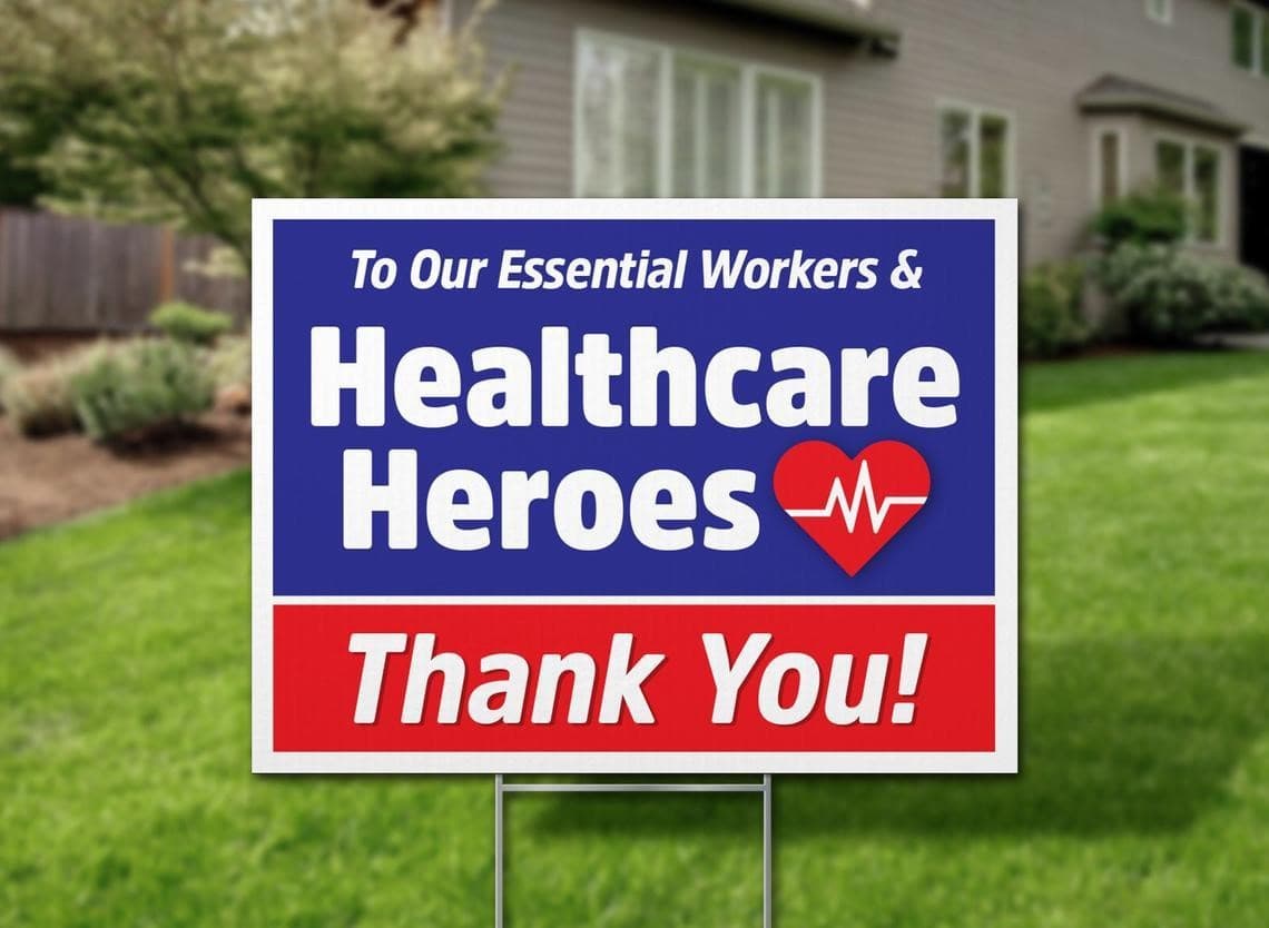 18"x24" Coroplast Yard Signs - One Sided