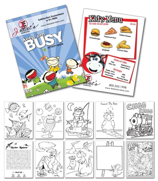 Custom Coloring Book - 8.5x11 - (24 Pages)