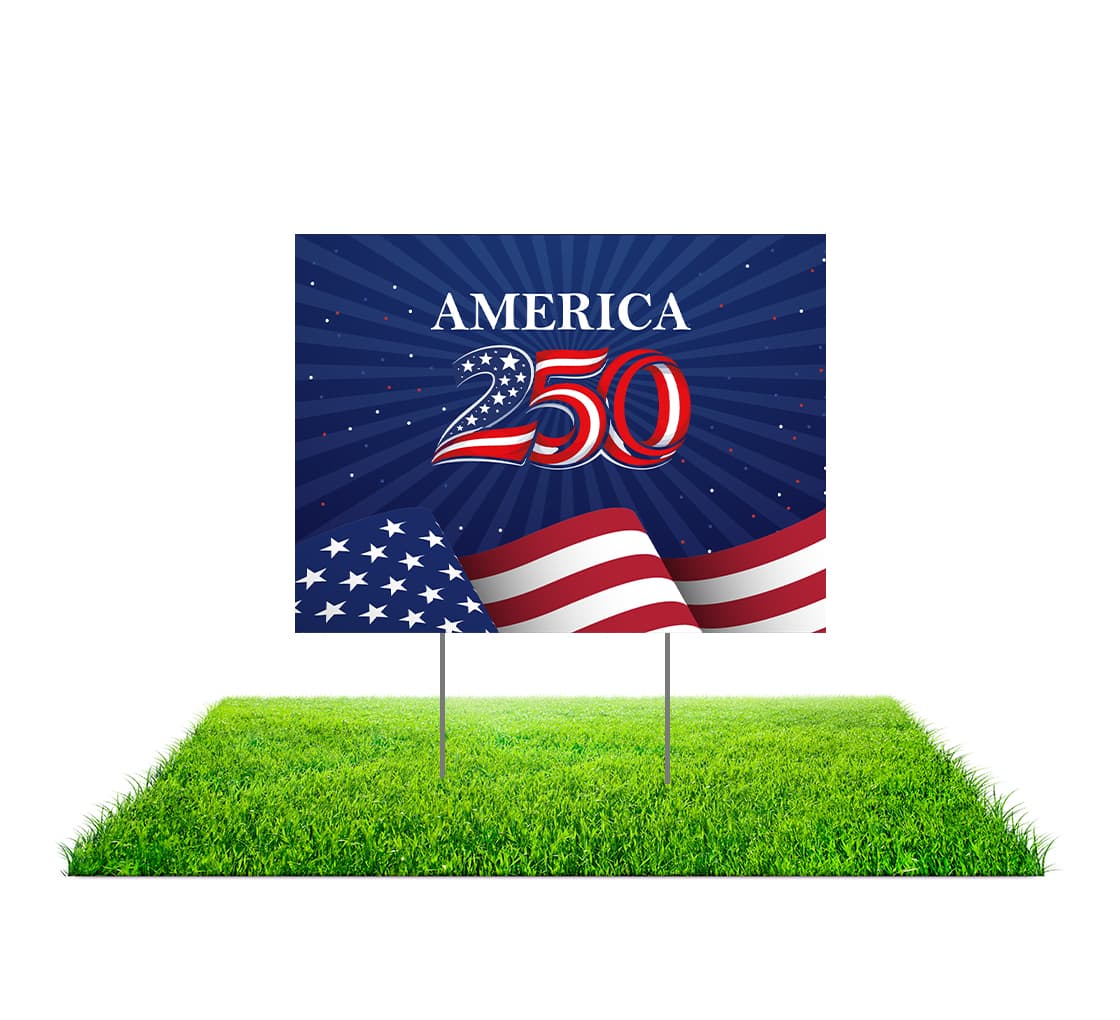 Yard sign (1ft x 1ft) SQFT