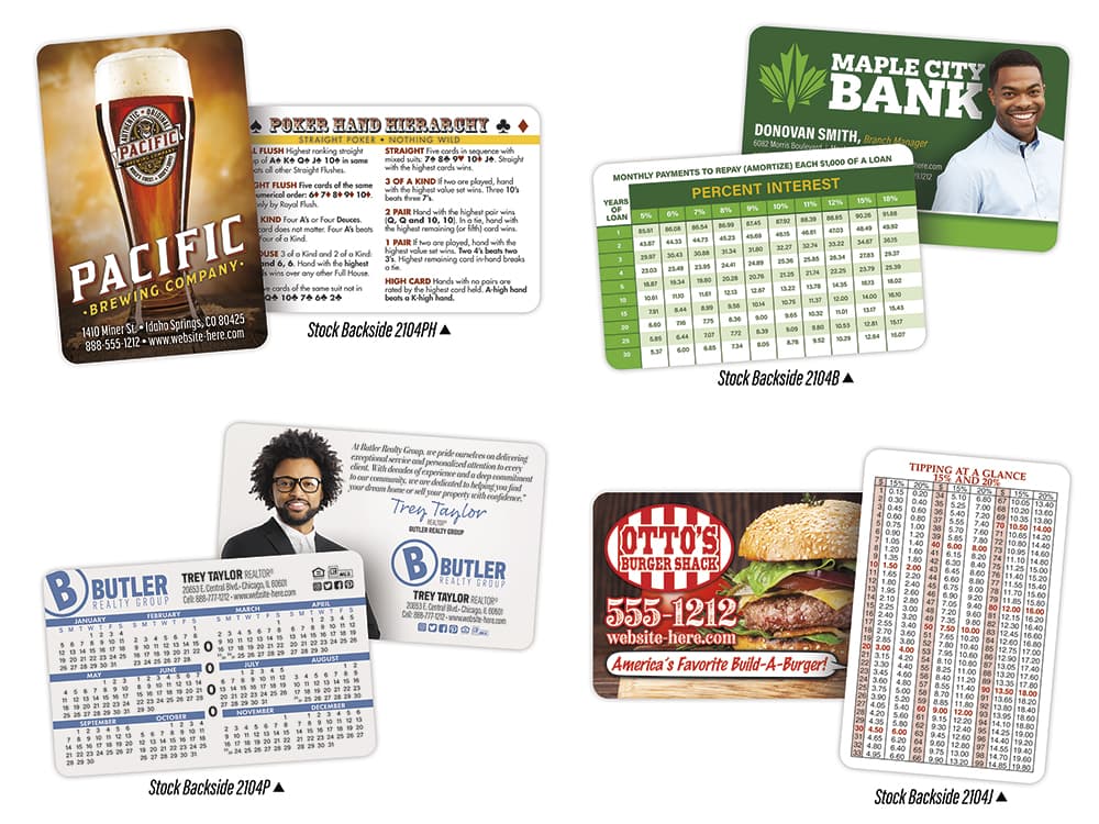 Laminated Wallet Card - 3.5x2.25 (2-Sided) - 14 pt.