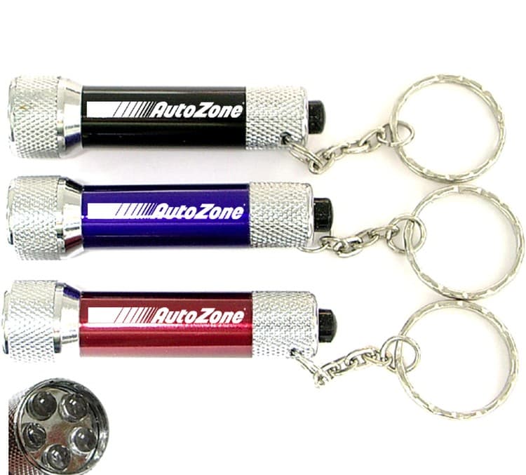 5 LED Metal Flashlight with Explosion Proof Batteries