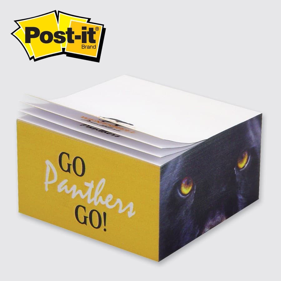Post-it® Custom Printed Notes Half-Cube - 2-3/4" x 2-3/4" x 1-3/8"