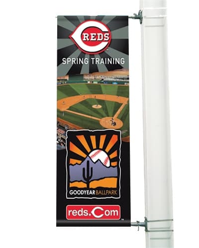 Two-Sided Pole Banner 18"x36" - Vinyl